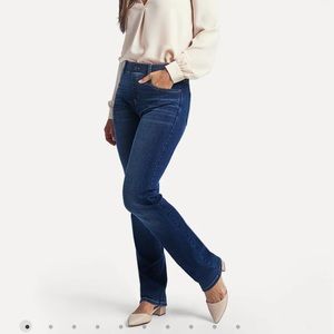 BETABRAND STRAIGHT LEG 4 POCKETS STRTCH JEANS
